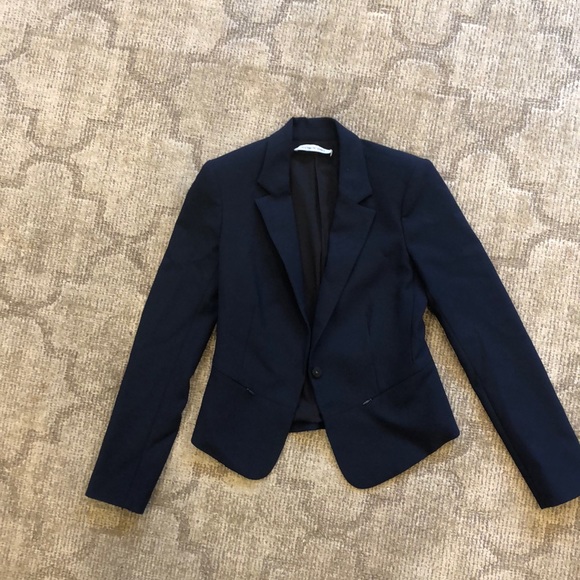 Elizabeth and James Navy Blazer Sz 2/4 - Picture 6 of 7